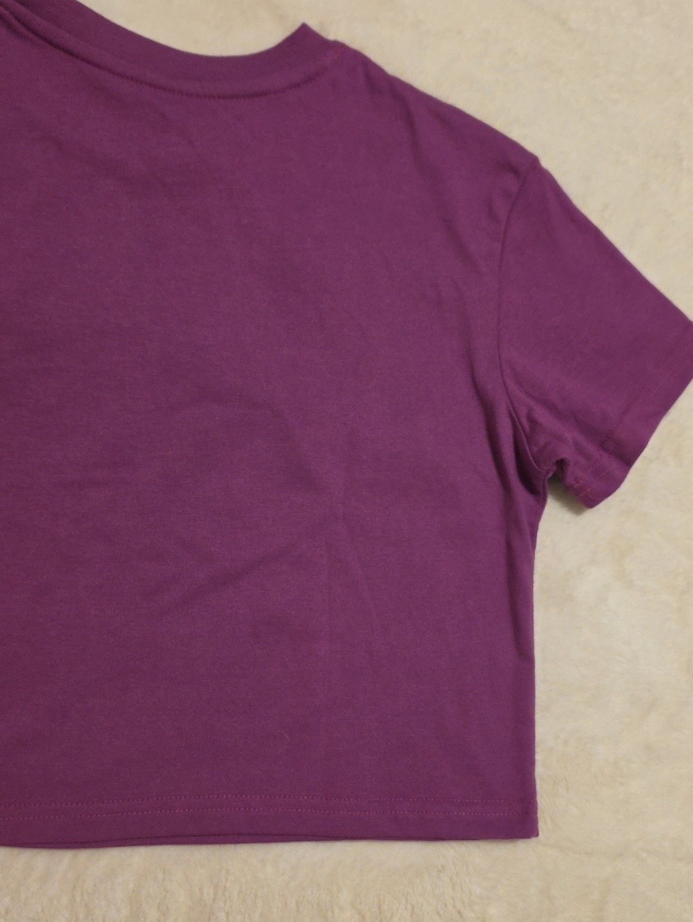 NWT Nike Purple Crop Logo Tee Juniors Size M - Picture 8 of 12